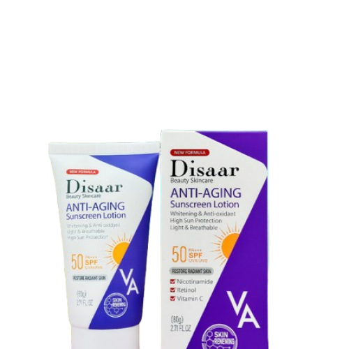 Disaar Anti-Aging Sunscreen Lotion Nicotinamide Retinol Vitamin C