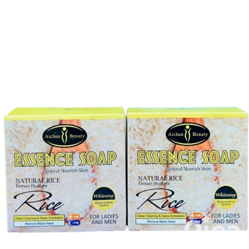 Aichun Beauty Natural Rice Glowing Extract Hydrate Glow Handmade Face Soap